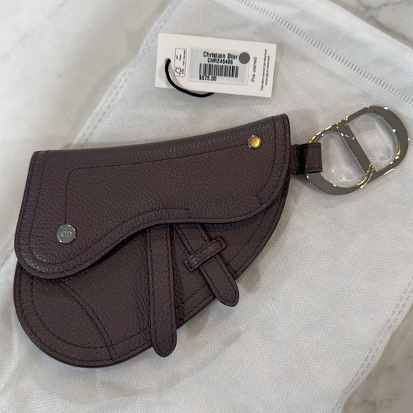 Christian Dior Saddle Keyholder purple - Picture 2 of 8